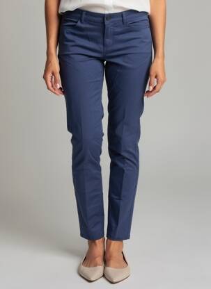Pantalon slim albastru ONE STEP femeie