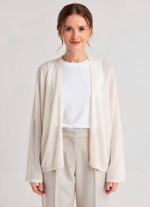 Vestă cu mâneci lungi bej MOLLY BRACKEN femeie