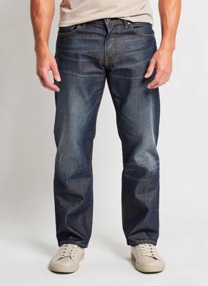 Pantalon drept elasticitate mărime normală albastru LEVI'S bărbat