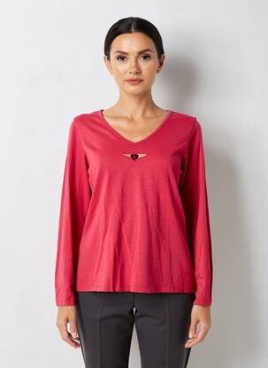 Tricou mâneci lungi mâneci lungi roz DIPLODOCUS femeie