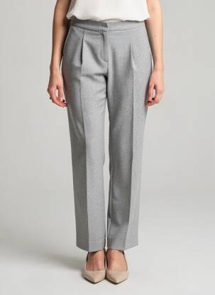 Pantalon slim mărime normală mărime normală gri SUNCOO femeie