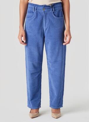 Pantalon drept elasticitate mărime normală albastru FREEMAN T.PORTER femeie