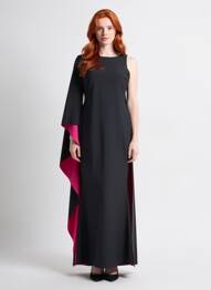 Rochie lungă fără mâneci fără mâneci negru CHIARA BONI femeie