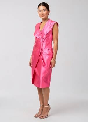 Rochie midi fără mâneci fără mâneci roz DICE KAYEK femeie