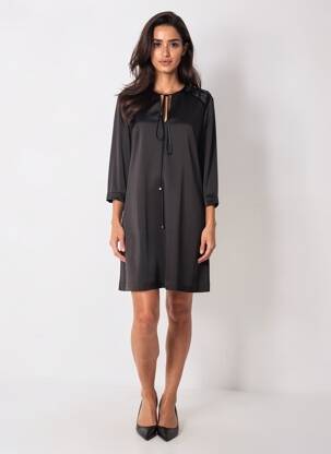 Rochie scurtă mâneci 3/4 mâneci 3/4 negru DE SANTIS BY MARTIN ALVAREZ femeie