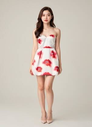 Rochie scurtă fără mâneci fără mâneci roșu MSGM femeie