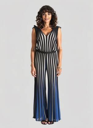Salopetă-pantalon fără mâneci fără mâneci negru MSGM femeie