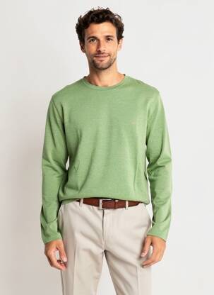 Pulover elasticitate mâneci lungi verde FYNCH-HATTON bărbat
