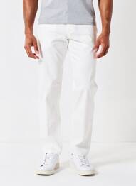 Pantalon chino elasticitate mărime normală alb FYNCH-HATTON bărbat
