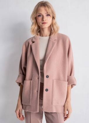 Sacou buzunare roz AMERICAN VINTAGE femeie