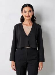 Bolero plasă fină negru STREET ONE femeie