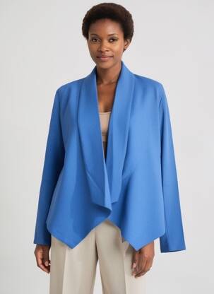 Jachete casual finisaj interior dublat albastru MOLLY BRACKEN femeie