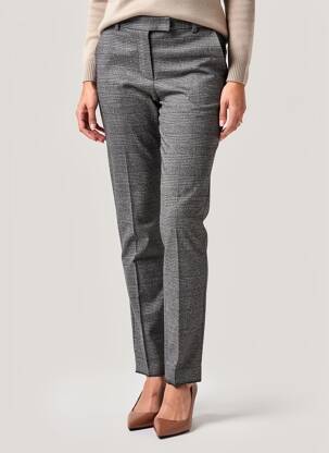 Pantalon slim talie elastică mărime normală gri MAX MARA femeie