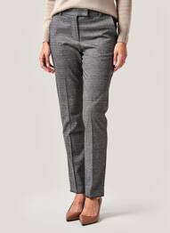 Pantalon slim talie elastică mărime normală gri MAX MARA femeie