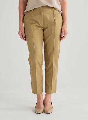 Pantalon 7/8 țesătură poplin mărime normală maro SPORTMAX femeie