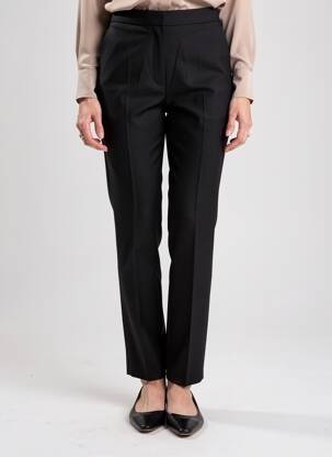 Pantalon slim talie înaltă talie înaltă negru SPORTMAX femeie