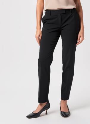 Pantalon slim talie înaltă talie înaltă negru MAX MARA femeie