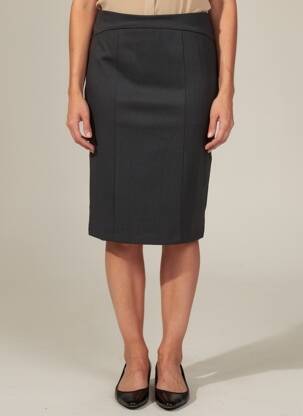 Fustă midi talie cu cleme negru MOLLY BRACKEN femeie