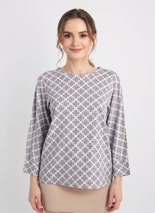 Tricou mâneci 3/4 mâneci 3/4 violet STREET ONE femeie