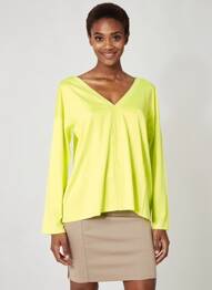 Tricou mâneci lungi mâneci lungi verde STREET ONE femeie