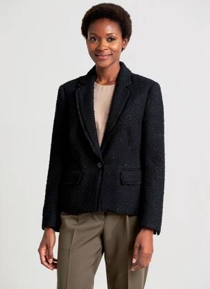 Sacou buzunare negru MARC AUREL femeie