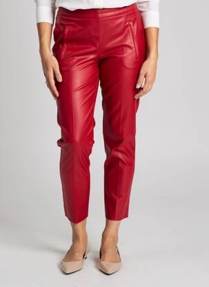 Pantalon 7/8 țesătură poplin mărime normală roșu MARC AUREL femeie