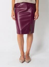 Fustă midi căptușeală textilă violet GUESS femeie