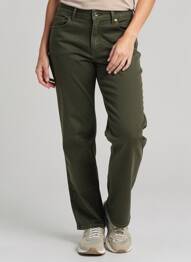 Pantalon drept elasticitate mărime normală verde FREEMAN T.PORTER femeie