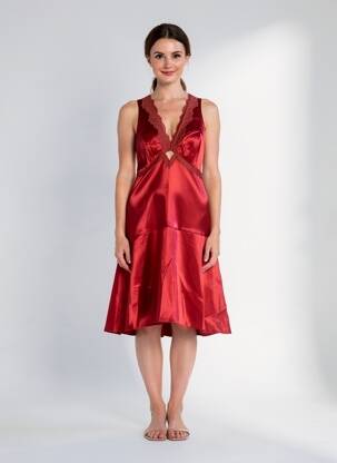 Rochie midi fără mâneci fără mâneci roșu REFORMATION femeie