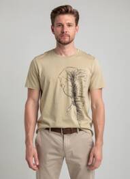 Tricou croială cambrată mâneci scurte verde KOOL AFRICA bărbat