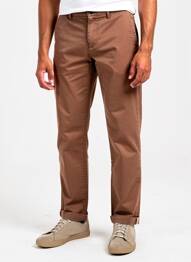 Pantalon chino elasticitate mărime normală maro DSTREZZED bărbat