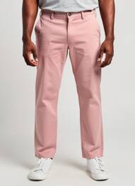 Pantalon chino elasticitate mărime normală roz M5 BY MEYER bărbat