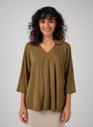 Tricou mâneci 3/4 mâneci 3/4 verde MASAI femeie