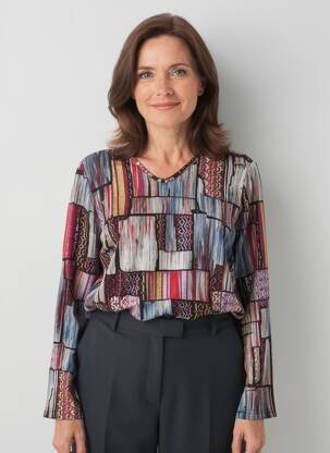 Tricou mâneci lungi mâneci lungi negru GUY DUBOUIS femeie