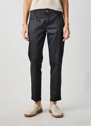 Pantalon slim elasticitate mărime normală negru ANNA MONTANA femeie