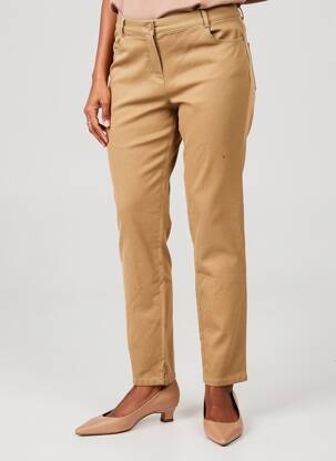Pantalon slim elasticitate mărime normală maro FRANK WALDER femeie