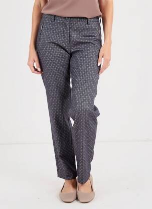 Pantalon slim țesătură poplin mărime normală negru BETTY BARCLAY femeie