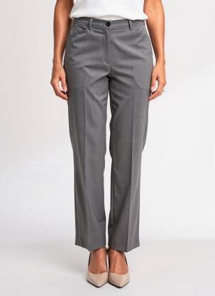 Pantalon drept elasticitate mărime normală gri GARDEUR femeie