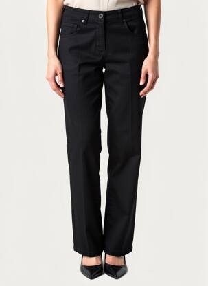 Pantalon drept elasticitate mărime normală negru FRANK WALDER femeie