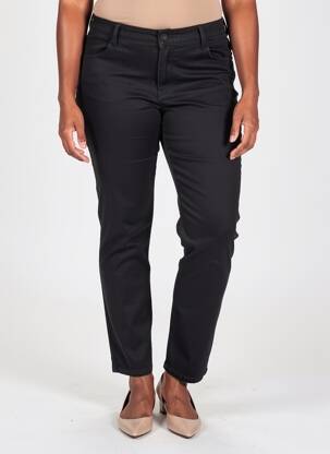 Pantalon slim țesătură poplin mărime normală negru BETTY BARCLAY femeie