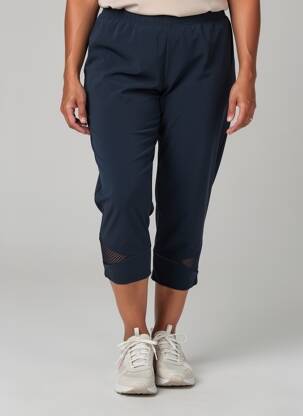 Pantalon trei sferturi elasticitate mărime normală albastru MERI & ESCA femeie