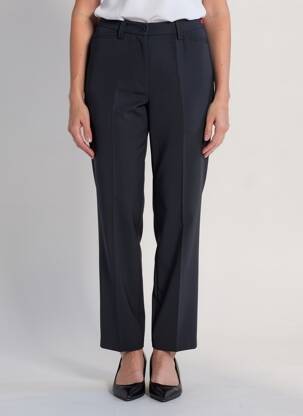 Pantalon drept țesătură crep mărime normală negru GARDEUR femeie