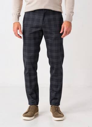Pantalon chino buzunare mărime normală albastru FIFTY FOUR bărbat