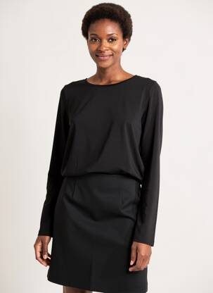 Tricou mâneci lungi mâneci lungi negru MARIA BELLENTANI femeie
