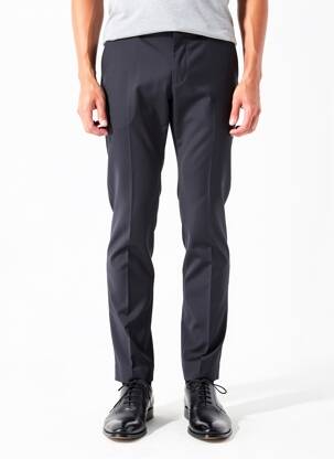 Pantalon slim talie cu cleme mărime normală albastru SCOTCH & SODA bărbat