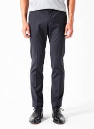 Pantalon slim talie cu cleme mărime normală albastru SCOTCH & SODA bărbat