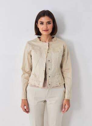 Jachete casual guler rotund bej CARLA GIANNINI femeie