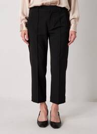 Pantalon 7/8 elasticitate mărime normală negru HIGH femeie