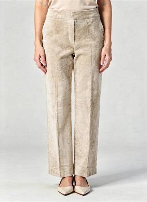 Pantalon drept elasticitate mărime normală bej D.EXTERIOR femeie
