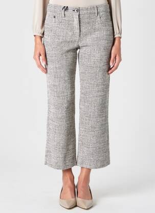 Pantalon 7/8 închidere cu fermoar sub clapetă cu nasturi mărime normală negru MAX MARA femeie